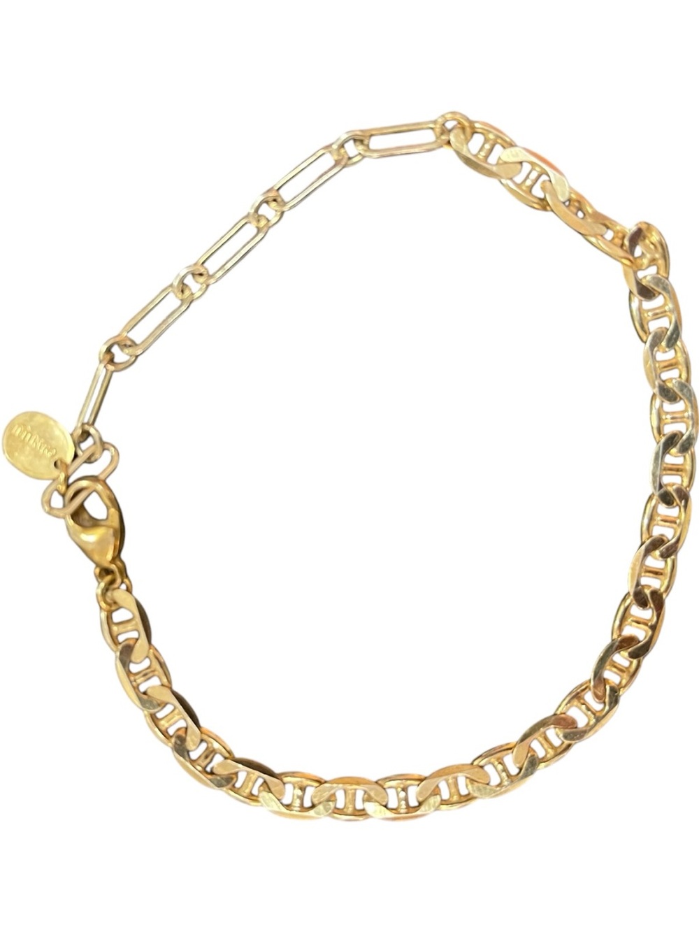 Chan Luu Anchor Curb Link Chain Bracelet 18K Gold-Plated Sterling Silver